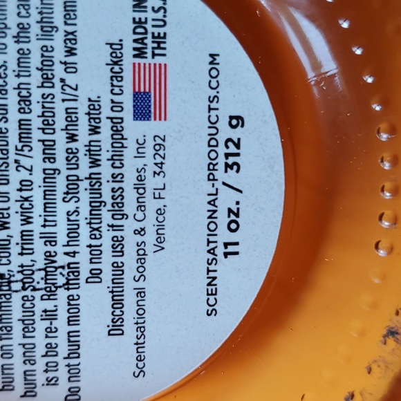 Scentsational Soy Fall Candle Hayrides & Donuts 11oz - Picture 4 of 4